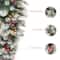 Glitzhome® 3ft. Pre-Lit Pinecones & Berries Artificial Christmas Teardrop Swag